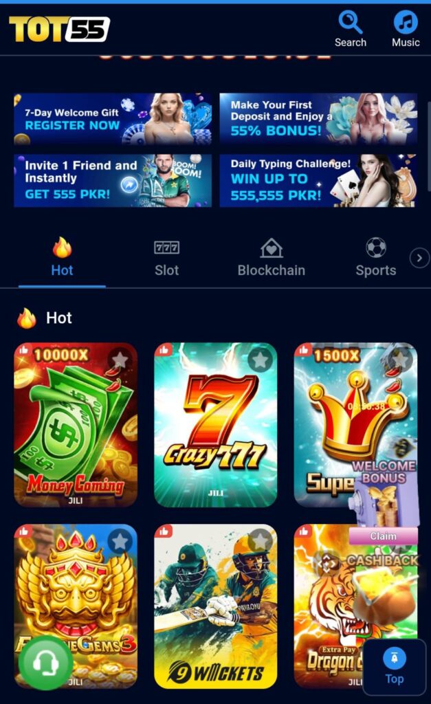 Tot55 game