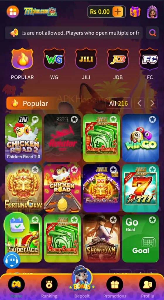 777PLUS Game