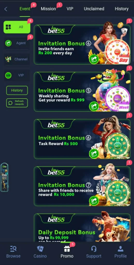Bet55 Game